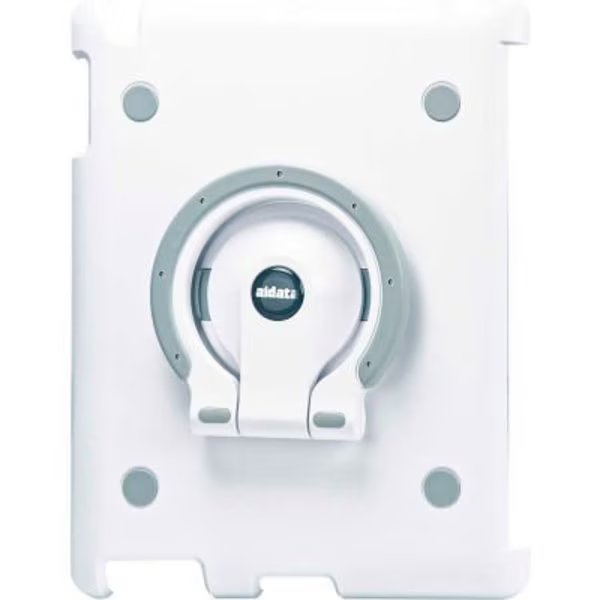 Aidata ISP302WG Multifunction Stand for iPad 2, 3 & 4, White Shell with White and Gray Ring, Aidata, Mfr#: ISP302WG